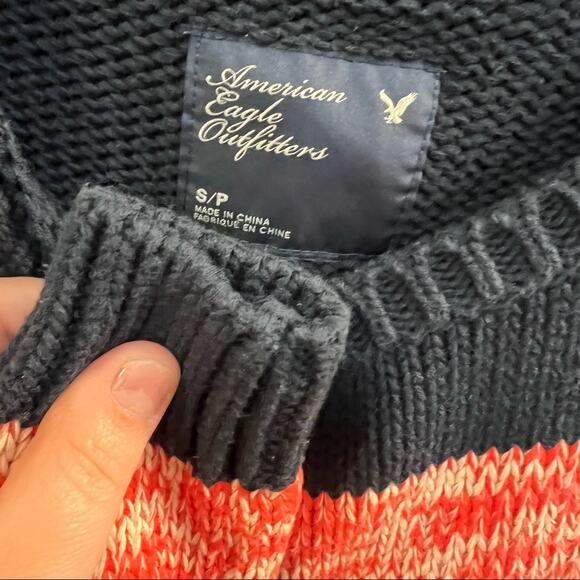 American Eagle Outfitters Striped Cozy & Thick Sweater Women's Size Small - Picture 4 of 6